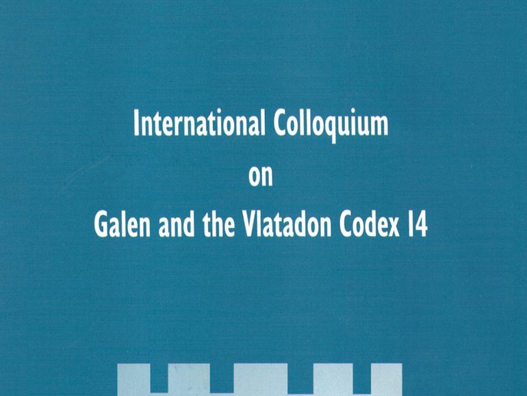 International Colloquium on Galen and the Vlatadon Codex 14 poster