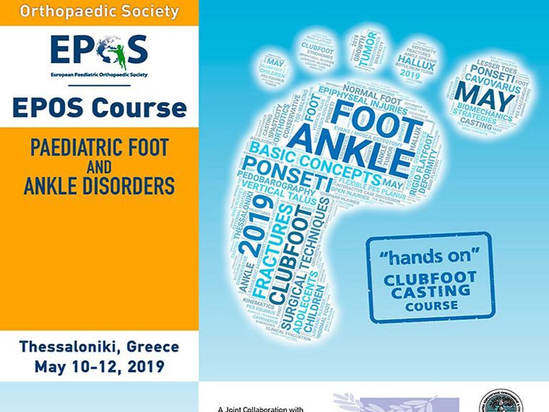 EPOS course: paediatric foot and ankle disorders poster
