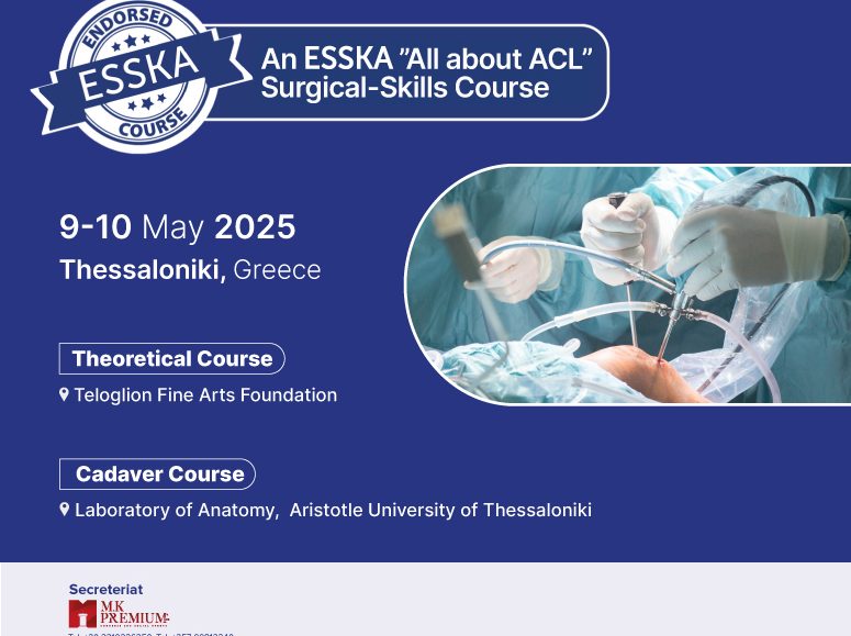 An ESSKA “All about ACL” Surgical Skills Course